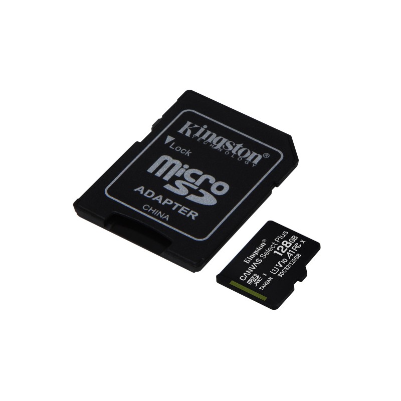 Kingston Technology Canvas Select Plus 128 Go MicroSDXC UHS-I Classe 10