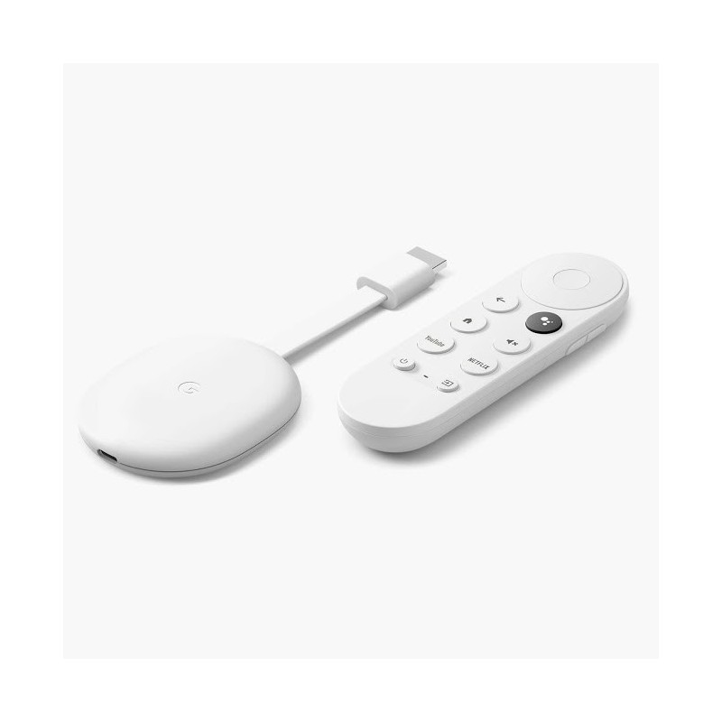 Google Chromecast with GoogleTV HDMI 4K Ultra HD Android Blanc