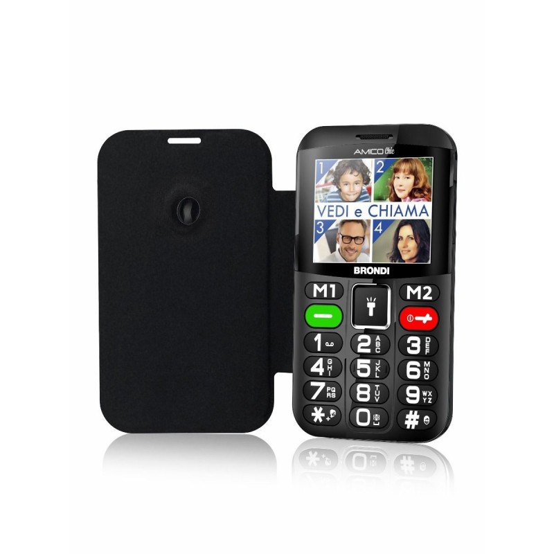 Brondi Amico Chic 6.1 cm (2.4") Black Feature phone