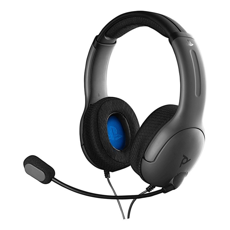 PDP LVL40 Casque Avec fil Arceau Jouer Bleu, Gris