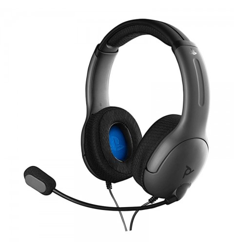 PDP LVL40 Casque Avec fil Arceau Jouer Bleu, Gris
