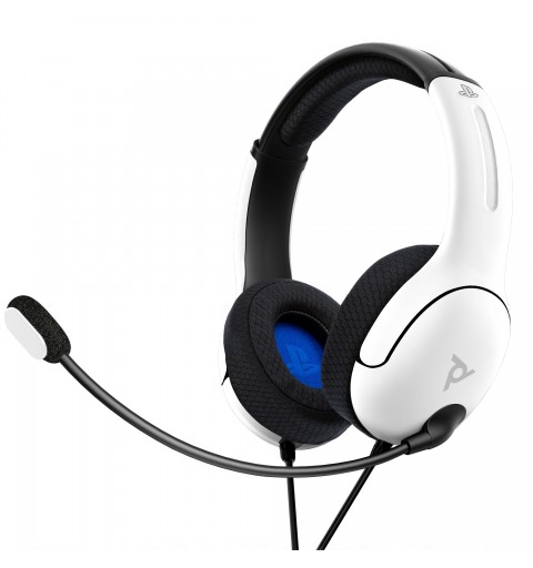 PDP LVL40 Kopfhörer Verkabelt Kopfband Gaming Weiß