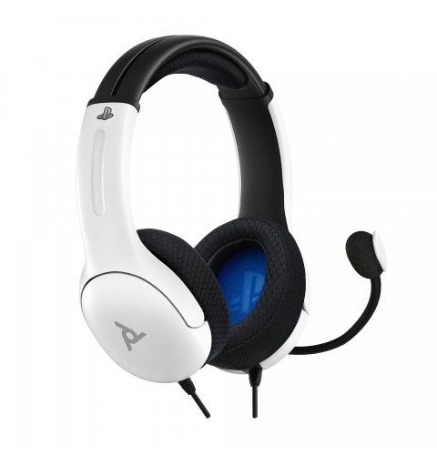 PDP LVL40 Kopfhörer Verkabelt Kopfband Gaming Weiß