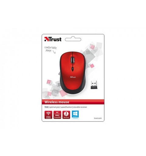 Trust 19522 Maus RF Wireless Optisch 1600 DPI