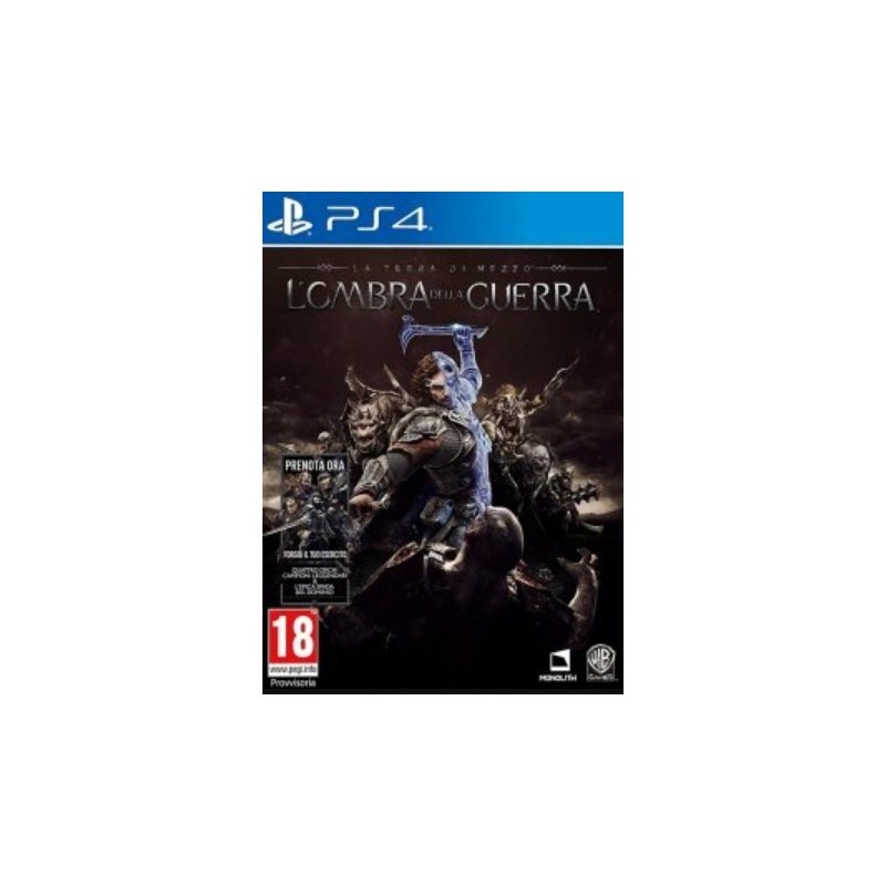 Warner Bros Middle-earth Shadow of War Standard Italian PlayStation 4