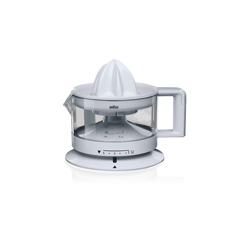 Braun TributeCollection CJ 3000 electric citrus press 0.35 L 20 W Transparent, White