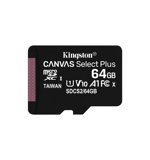 Kingston Technology Canvas Select Plus 64 GB MicroSDXC UHS-I Class 10