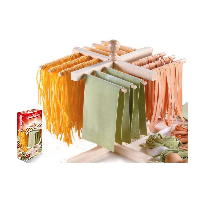 Imperia STENDIPASTA accesorio para hacer pasta y cortapastas para ravioli Madera Tendedero de pasta fresca