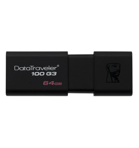 Kingston Technology DataTraveler 100 G3 USB flash drive 64 GB USB Type-A 3.2 Gen 1 (3.1 Gen 1) Black