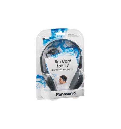 Panasonic RP-HT090E Wired Headphones Head-band Music Black, Grey