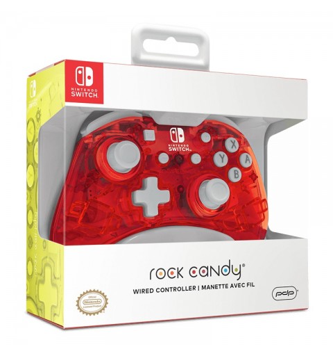 PDP 500-181-EU-RD Gaming-Controller Rot USB Gamepad Nintendo Switch