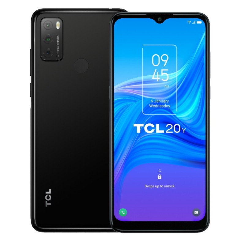TCL 20y 16.6 cm (6.52") Android 11 4G Micro-USB 4 GB 64 GB 4000 mAh Black