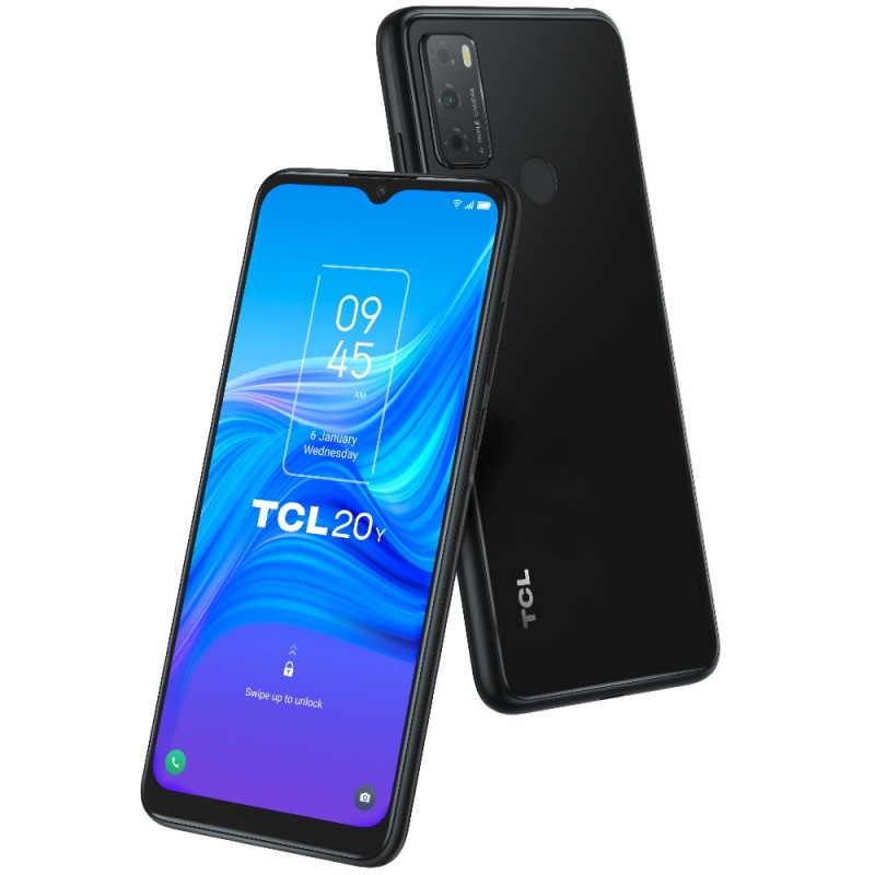 TCL 20y 16.6 cm (6.52") Android 11 4G Micro-USB 4 GB 64 GB 4000 mAh Black