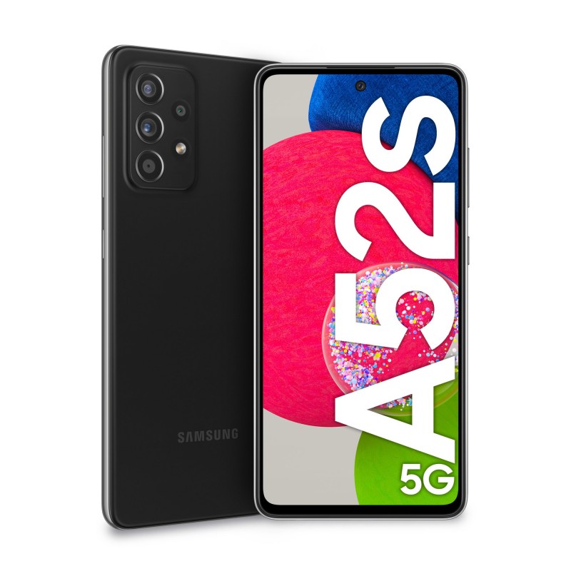 Vodafone Samsung Galaxy A52s 5G 16,5 cm (6.5 Zoll) Hybride Dual-SIM Android 11 USB Typ-C 6 GB 128 GB 4500 mAh Schwarz