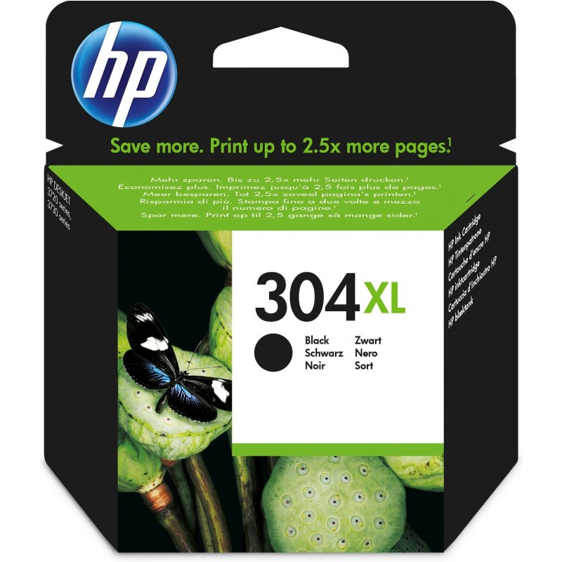 HP Cartucho de tinta Original 304XL negro