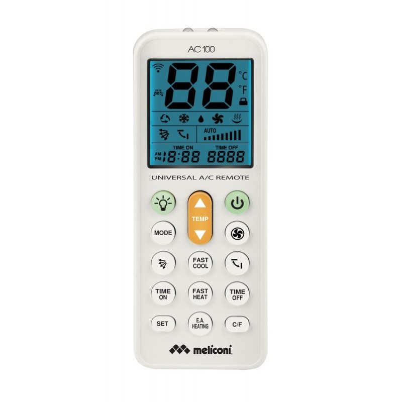 Meliconi AC 100 remote control RF Wireless Air conditioner Press buttons