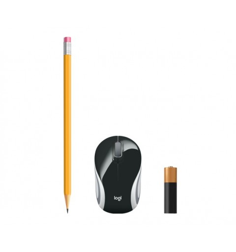 Logitech Wireless Mini M187 mouse Ambidestro RF Wireless Ottico 1000 DPI