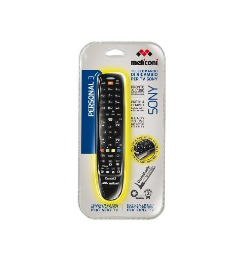 Meliconi Gumbody Personal 3 for SONY remote control IR Wireless TV Press buttons
