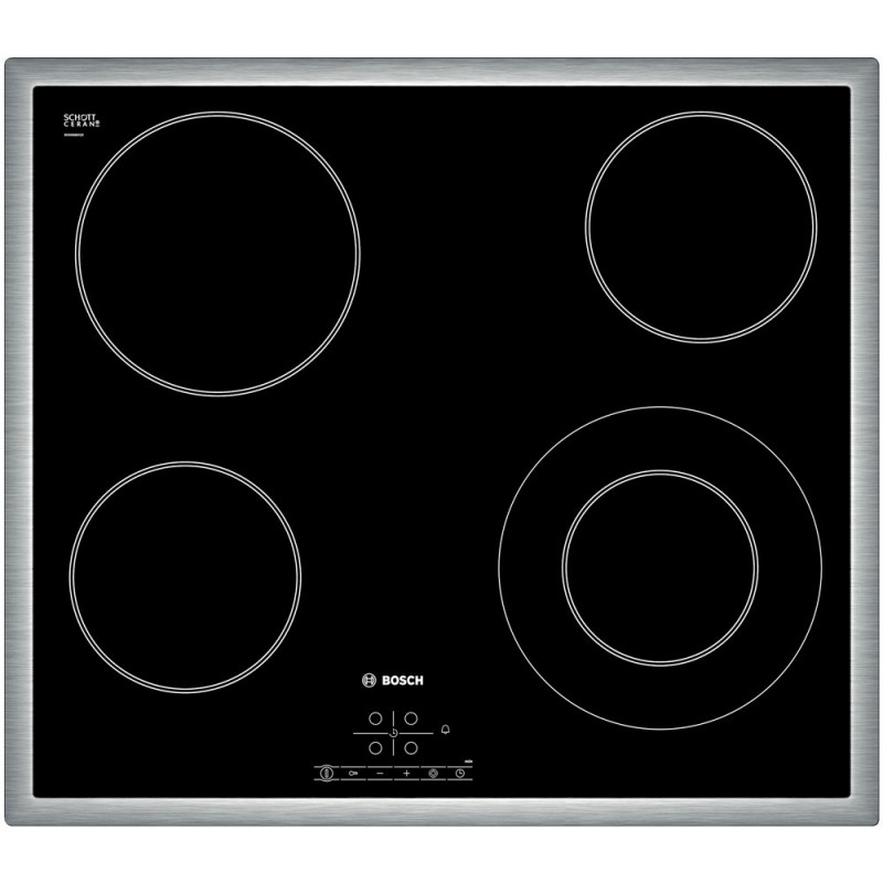 Bosch Serie 4 PKF645B17E hobs Negro Integrado Cerámico 4 zona(s)