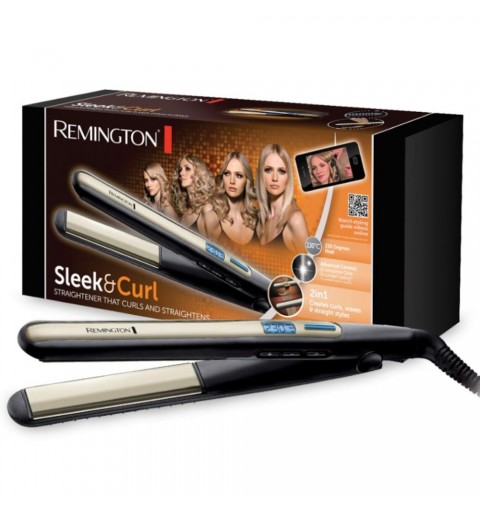 Remington S6500 hair styling tool Straightening iron Warm Black 2.5 m