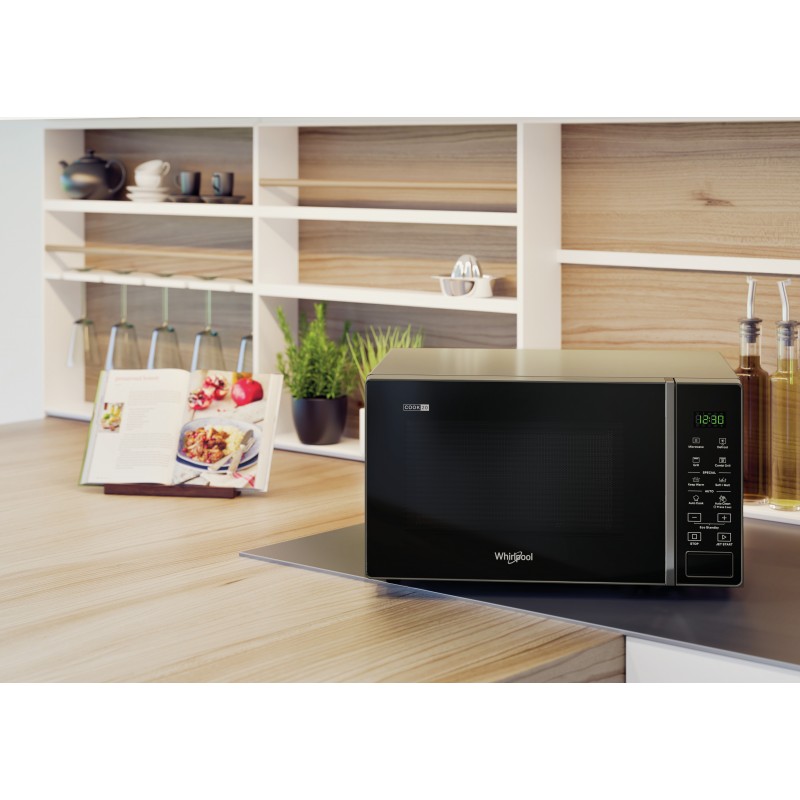 Whirlpool MWP 203 SB Comptoir Micro-ondes grill 20 L 700 W Noir, Argent