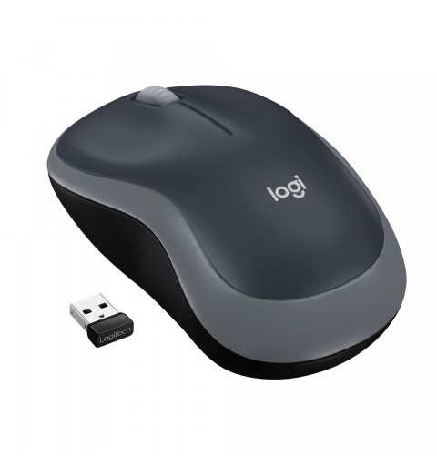 Logitech M185 Mouse Wireless, 2,4 GHz con Mini Ricevitore USB, Durata Batteria di 12 Mesi, Tracciamento Ottico 1000 DPI,