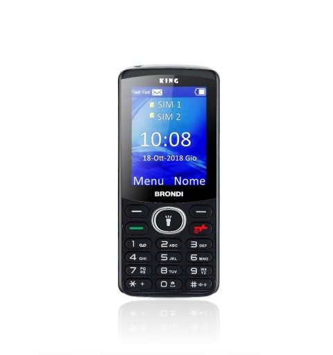 Brondi King 6,1 cm (2.4") Noir Téléphone numérique