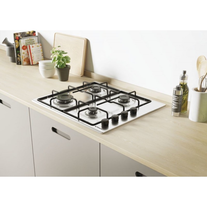 Candy CHW6LBX Stainless steel Built-in Gas 4 zone(s)