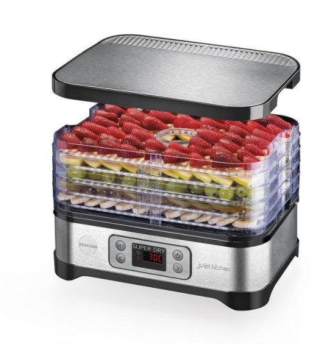 Macom Superdry Negro, Acero inoxidable 450 W
