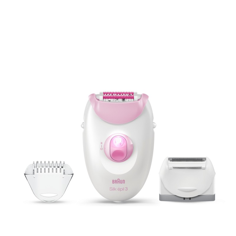 Braun Silk-épil 3 3270 20 pince(s) Blanc, Rose