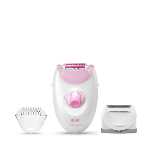 Braun Silk-épil 3 3270 20 pince(s) Blanc, Rose