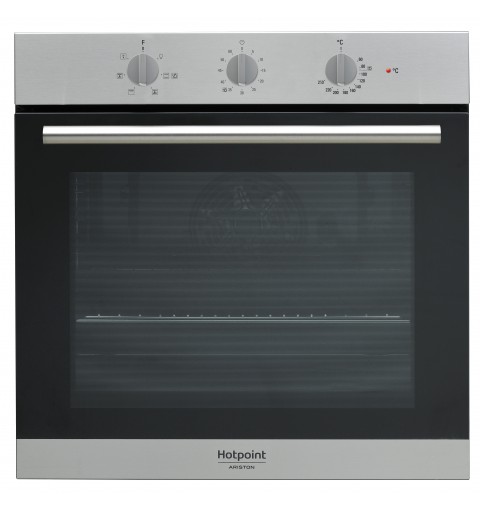 Hotpoint FA2 530 H IX HA 66 L A Nero, Acciaio inossidabile