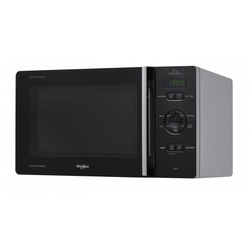 Whirlpool MCP 345 SL Arbeitsplatte Kombi-Mikrowelle 25 l 800 W Schwarz, Silber