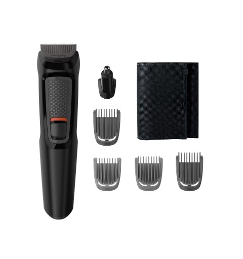 Philips MULTIGROOM Series 3000 Cara 6 en 1 con cuchillas autoafilables de acero y 6 herramientas