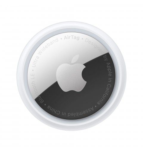 Apple AirTag Bluetooth Plata, Blanco