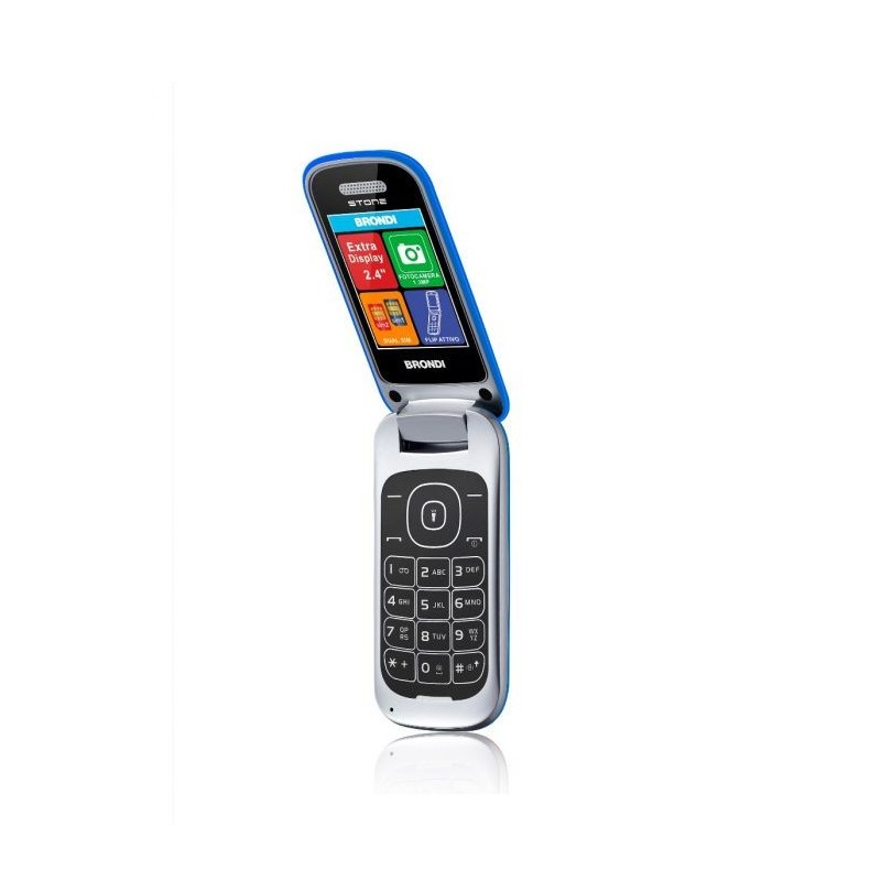 Brondi Stone 6,1 cm (2.4") 86 g Bleu Téléphone numérique