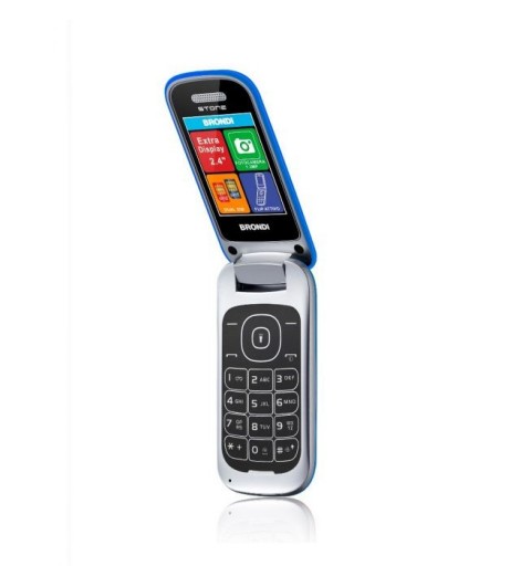 Brondi Stone 6,1 cm (2.4") 86 g Bleu Téléphone numérique