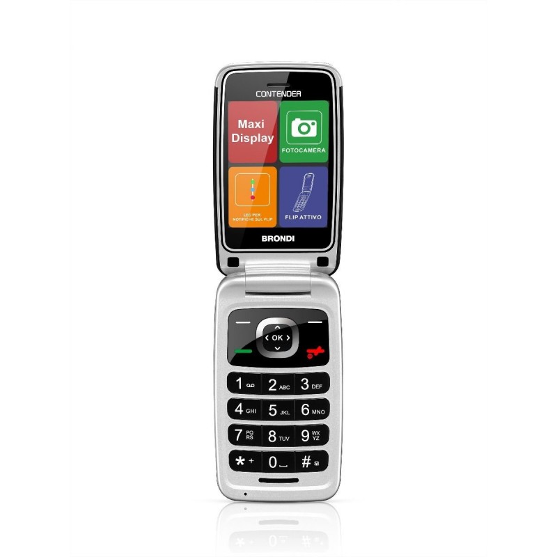 Brondi Contender 7.62 cm (3") Black Senior phone