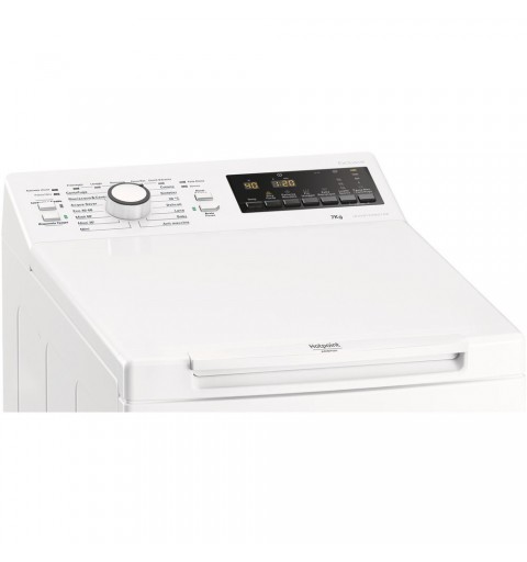 Hotpoint WMTG 722B IT N lavadora Carga superior 7 kg 1200 RPM E Blanco