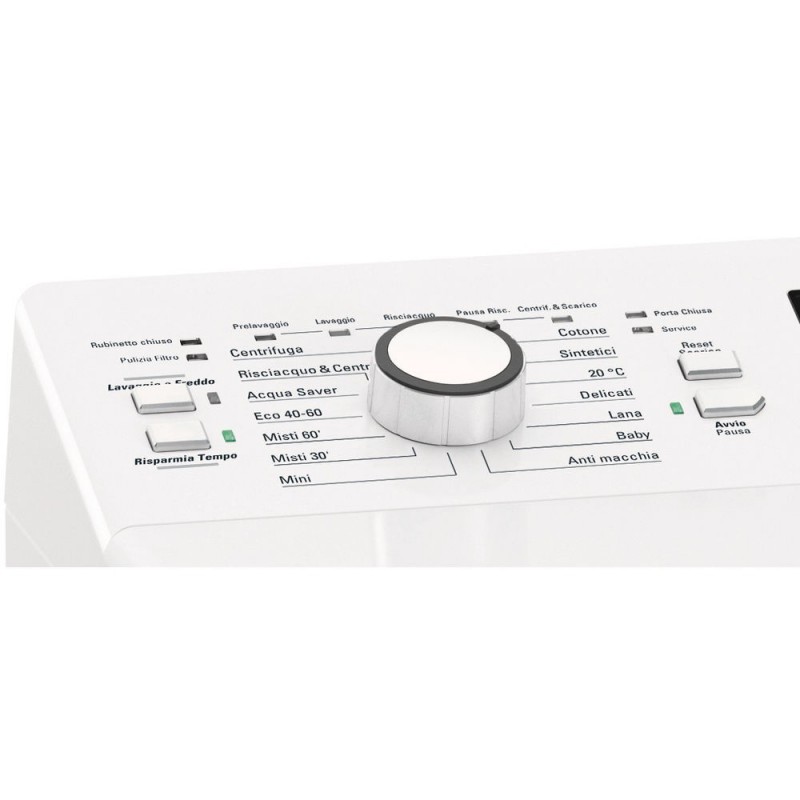 Hotpoint WMTG 722B IT N lavadora Carga superior 7 kg 1200 RPM E Blanco