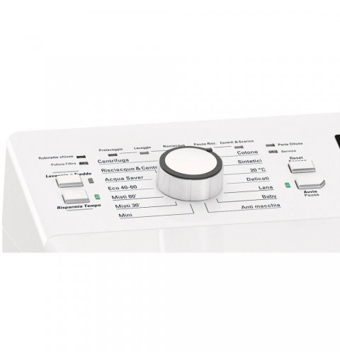 Hotpoint WMTG 722B IT N lavadora Carga superior 7 kg 1200 RPM E Blanco