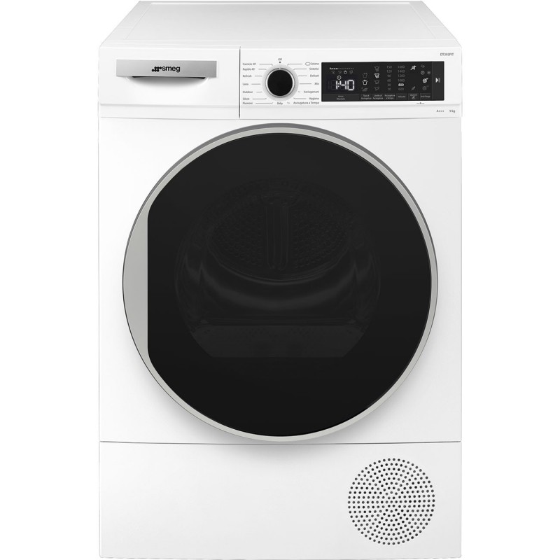 Smeg DT393PIT Wäschetrockner Freistehend Frontlader 9 kg A+++ Weiß