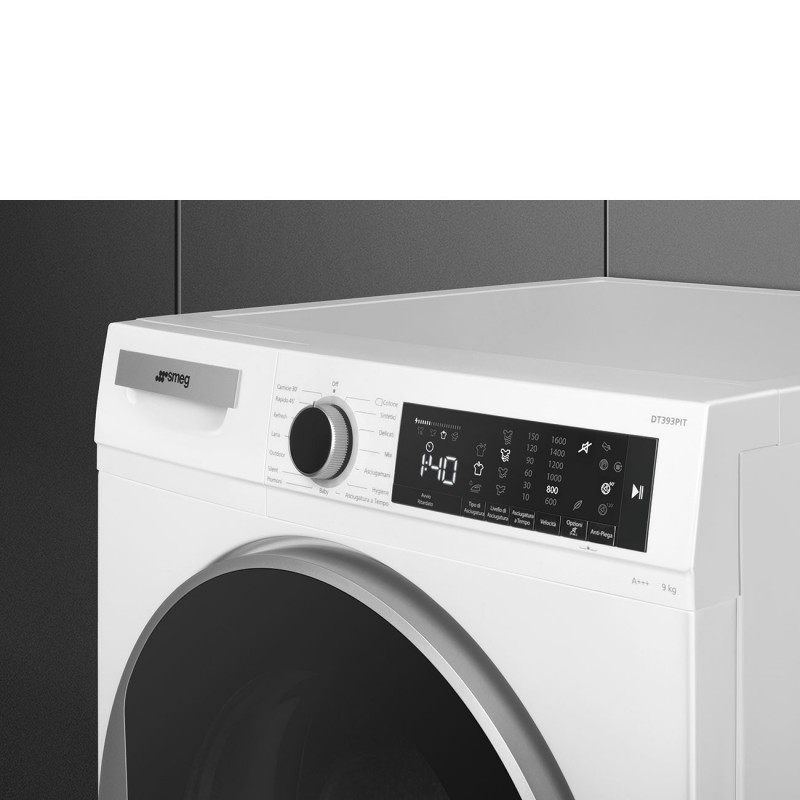 Smeg DT393PIT asciugatrice Libera installazione Caricamento frontale 9 kg A+++ Bianco