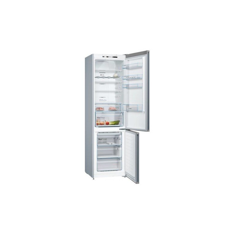 Bosch Serie 4 KGN39VLEB fridge-freezer Freestanding 368 L E Stainless steel