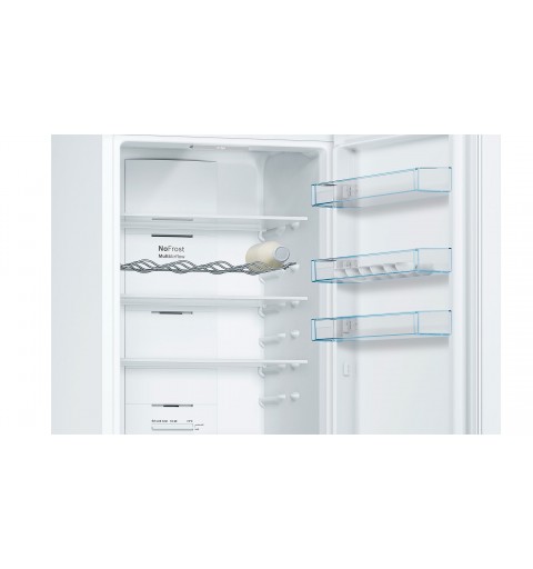 Bosch Serie 4 KGN39VWEQ frigorifero con congelatore Libera installazione 368 L E Bianco