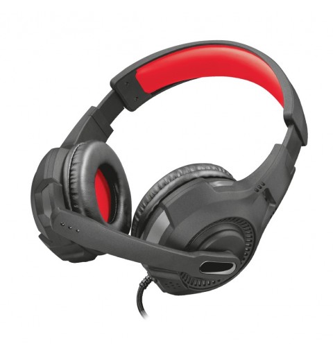 Trust GXT 307 RAVU Kopfhörer Verkabelt Kopfband Gaming Schwarz, Rot