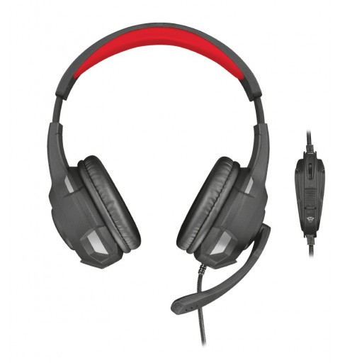 Trust GXT 307 RAVU Kopfhörer Verkabelt Kopfband Gaming Schwarz, Rot