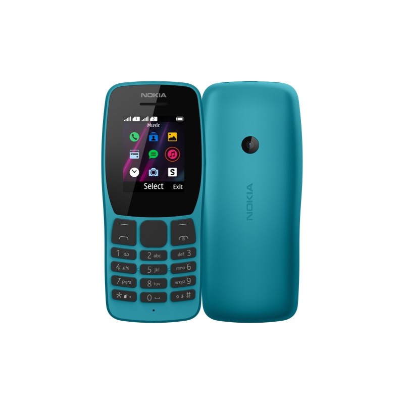 Nokia 110 4,5 cm (1.77 Zoll) Blau Funktionstelefon