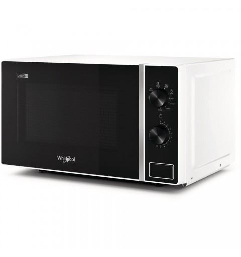 Whirlpool MWP 103 W Superficie piana Microonde con grill 20 L 700 W Nero, Bianco