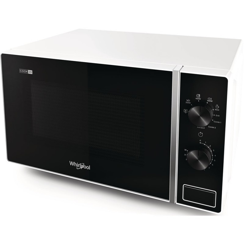 Whirlpool MWP 103 W Arbeitsplatte Grill-Mikrowelle 20 l 700 W Schwarz, Weiß